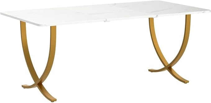 Tribesigns Executive Desk, 63” W x 31.5” D Large Office Desk, Modern Computer - Image 5