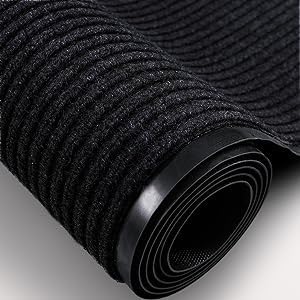 TANYOYO 3' X 10' Commercial Grade Door Floor Mat Brush Step Entrance Mat Vinyl - Image 8