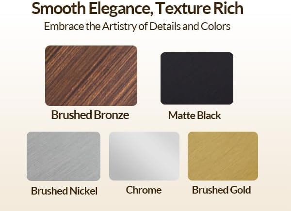 ANDY STAR 40x36 Inch Bronze Bathroom Mirror, Rounded Rectangle Oil Rubbed - Image 6
