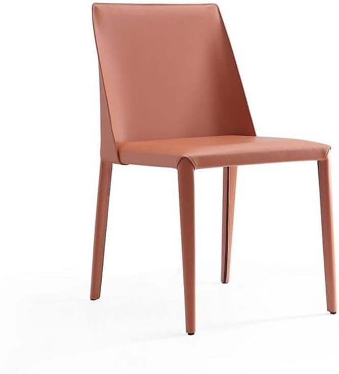 Manhattan Comfort Paris Clay Saddle Leather Dining Chair - Image 3