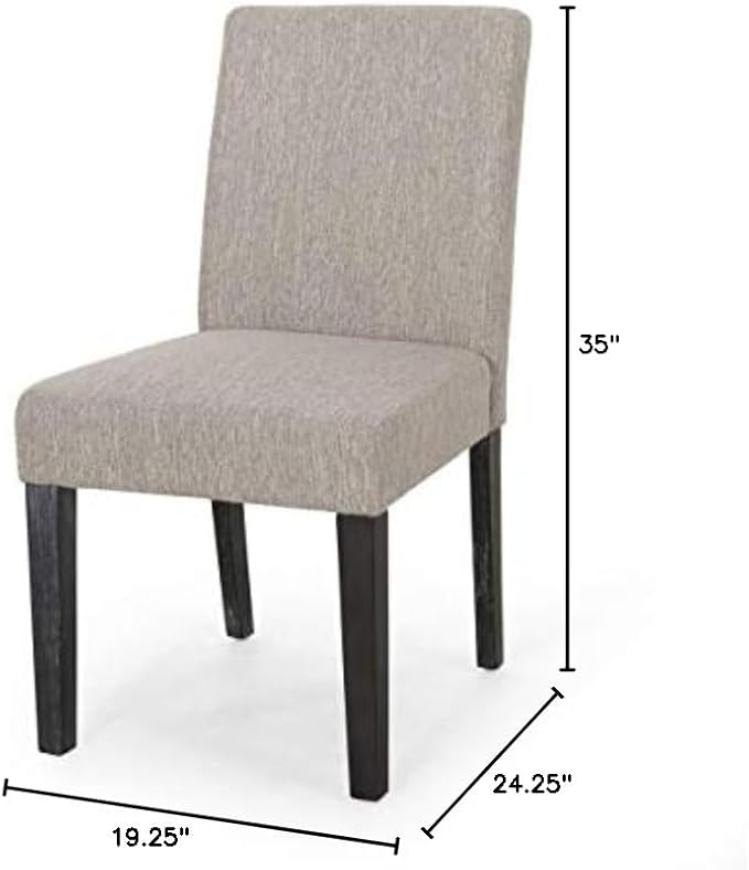 Christopher Knight Home Boling Contemporary Upholstered Dining Chair, Light - Image 11
