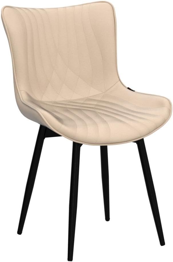 YOUTASTE Dining Chairs Set of 2 Upholstered Mid Century Modern Kitchen Dining - Image 5