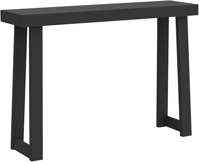 Plank+Beam Solid Wood Console Table, 46.25 Inch, Sofa Table, Narrow Entryway - Image 4