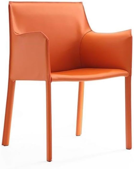 Manhattan Comfort Paris 8-Piece Leather Dining Chair and Armchair Set, - Image 5