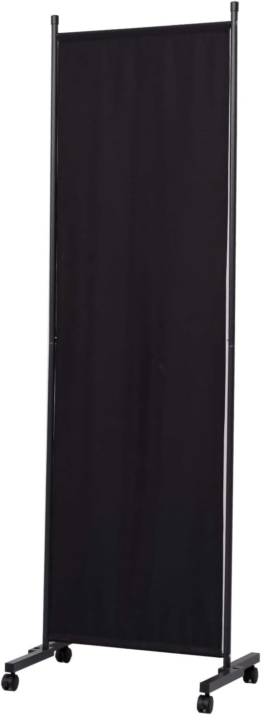 Room Divider Portable 22'' Partition Room Dividers and Folding Privacy Screens by HOMSCREENER