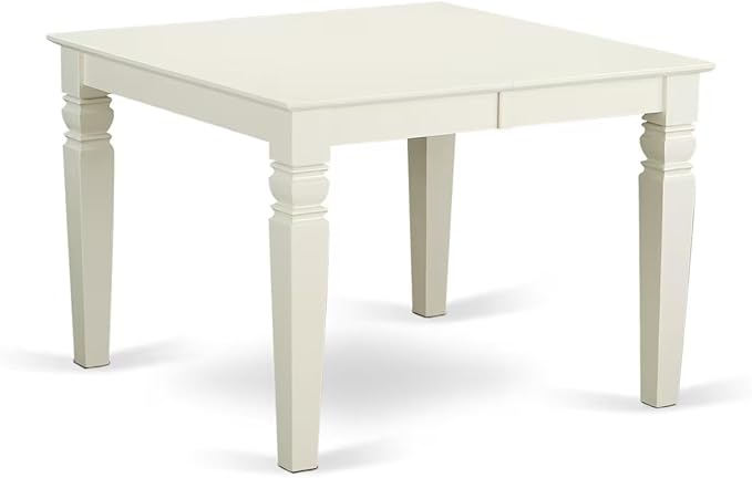 East West Furniture WEAD5-LWH-LC 5 Piece Dining Table Set - Image 3