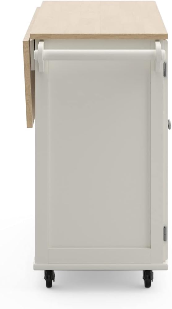 Homestyles Dolly Madison Off-White Mobile Kitchen Island Cart - Image 14