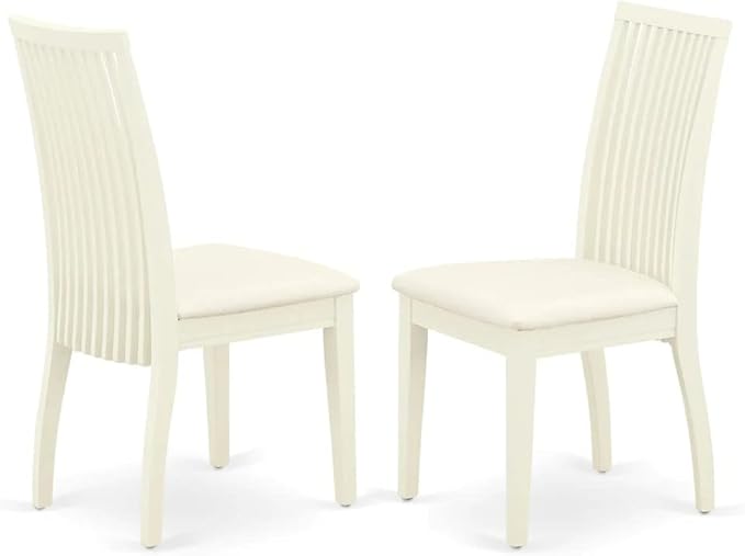 East West Furniture DMIP5-LWH-C 5 Piece Modern Dining Table Set Includes a - Image 6