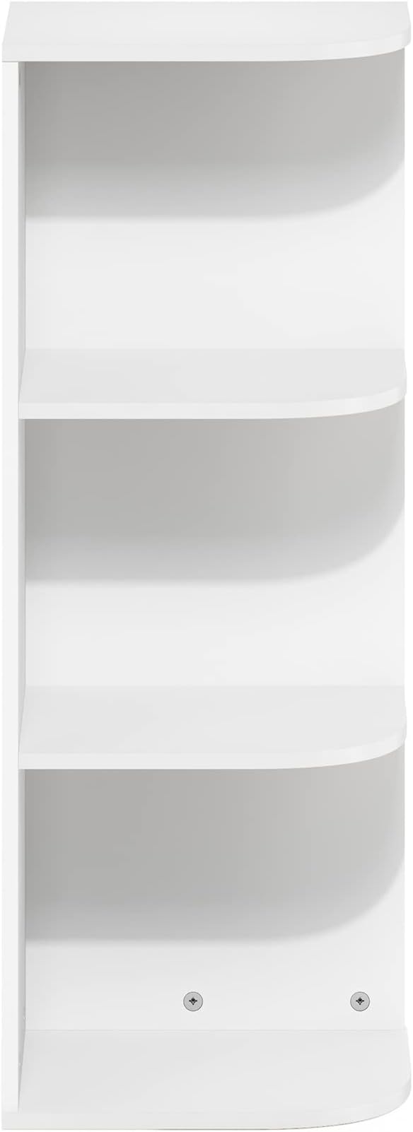 Furinno Pasir 3-Tier Corner Open Shelf Bookcase - Image 4