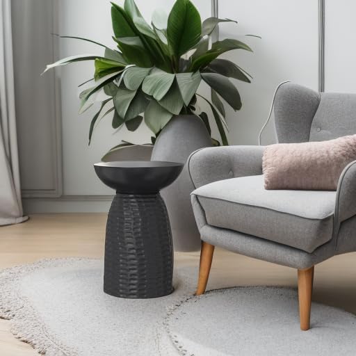 SIMPLIHOME Boyd 13-inch Wide Solid Mango End Table in Black, Contemporary-Style - Image 6