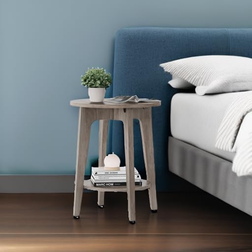 VASAGLE Side Table, Small Round End Table - Image 6