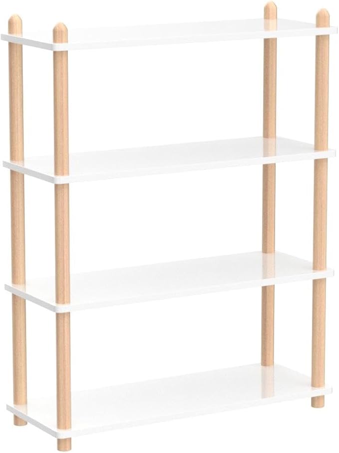 IOTXY 4-Tier Wooden Shelf Bookcase - Image 5