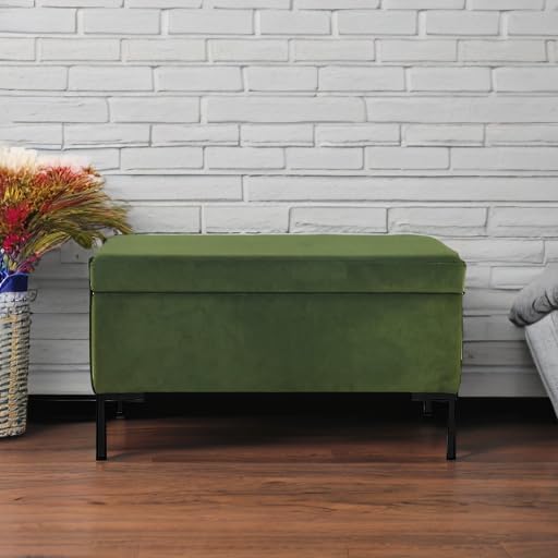 HomePop Upholstered Storage Bench - Image 2