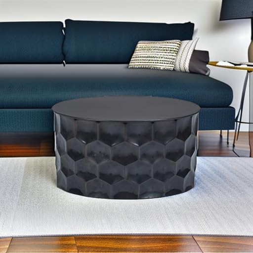 SIMPLIHOME Whitney Industrial 31 inch Wide Metal Storage Coffee Table in - Image 6