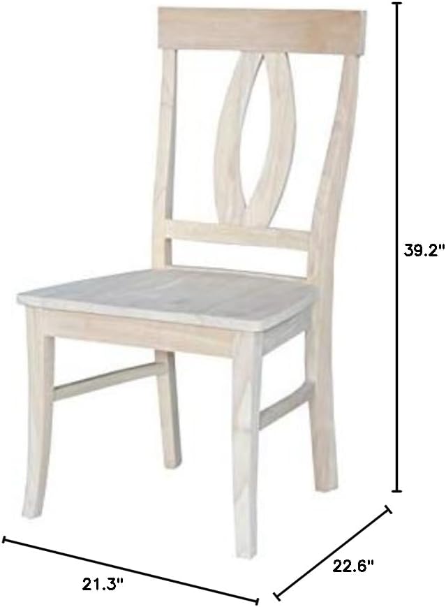 IC INTERNATIONAL CONCEPTS Set of Two Verona Dining Chairs 225lbs wt Capacity - Image 3