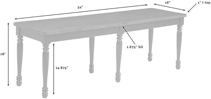 Crosley Furniture Shelby 4-Piece Traditional Dining Table Set - Image 7