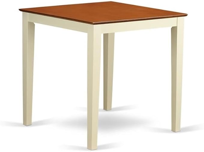 East West Furniture VNQU5-WHI-W 5 Piece Kitchen Counter Set Includes a Square - Image 3