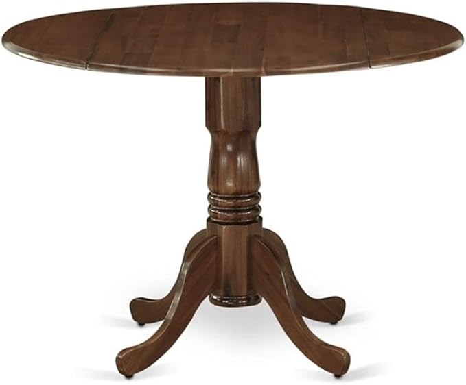 East West Furniture DLSI3-AWA-04 3 Piece Dining Set Contains a Round Kitchen - Image 4