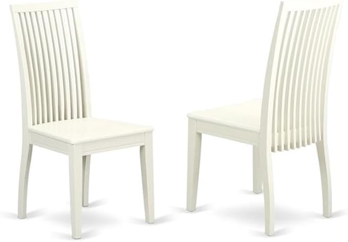 East West Furniture SHIP3-LWH-W 3 Piece Dinette Set - Image 4