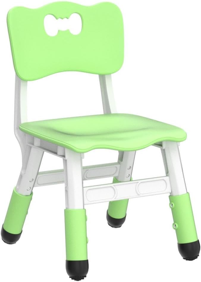 4 Piece Kids Chair Set 3 Levels Adjustable Stackable Kids Chairs Ideal - Image 4