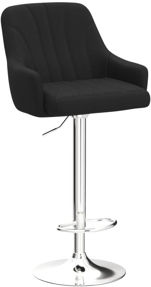 VECELO Bar Stools Set of 2, Adjustable Barstools, Counter Height Stools - Image 4