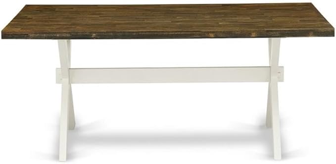 East West Furniture X077MZ001-6 6 Piece Kitchen Table Set Contains a Rectangle - Image 7
