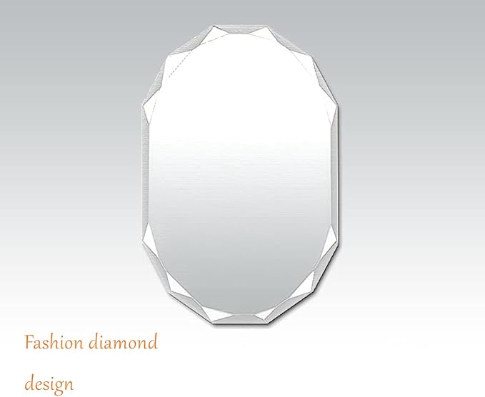 Single Beveled Edge Frameless Wall Mount Bathroom Vanity Mirror, 24” X - Image 2
