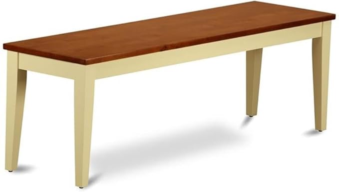 East West Furniture NIQU6-WHI-W 6 Piece Kitchen Table Set Contains a Rectangle - Image 5