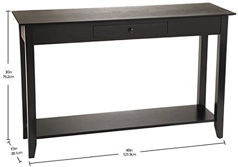 Convenience Concepts American Heritage 1 Drawer Console Table - Image 3