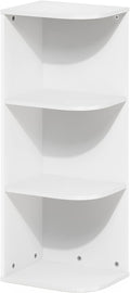 Furinno Pasir 3-Tier Corner Open Shelf Bookcase by Furinno-FitsYourSpaceFitsYourBudget