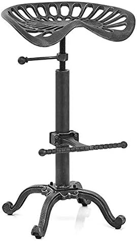 LOKKHAN Rustic Industrial Bar Stool by LOKKHAN