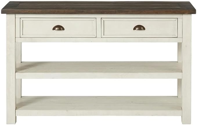 Martin Svensson Home Solid Wood Sofa Console Table, Cream White by MartinSvenssonHome