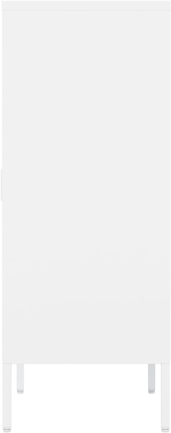 Manhattan Comfort Naomi Modern Metal Accent Cabinet, Minimalist Storage Cabinet - Image 8