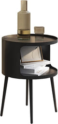 Modern Side Table, Round end Table by uniquefurnituremodernstyle