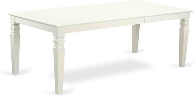 East West Furniture LGAB9-LWH-64 9 Piece Dining Table Set Includes a Rectangle - Image 3