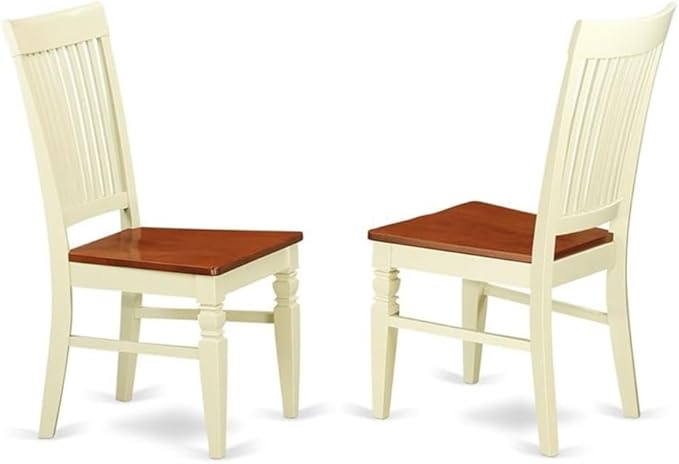 East West Furniture HLWE3-BMK-W 3 Piece Dinette Set - Image 4