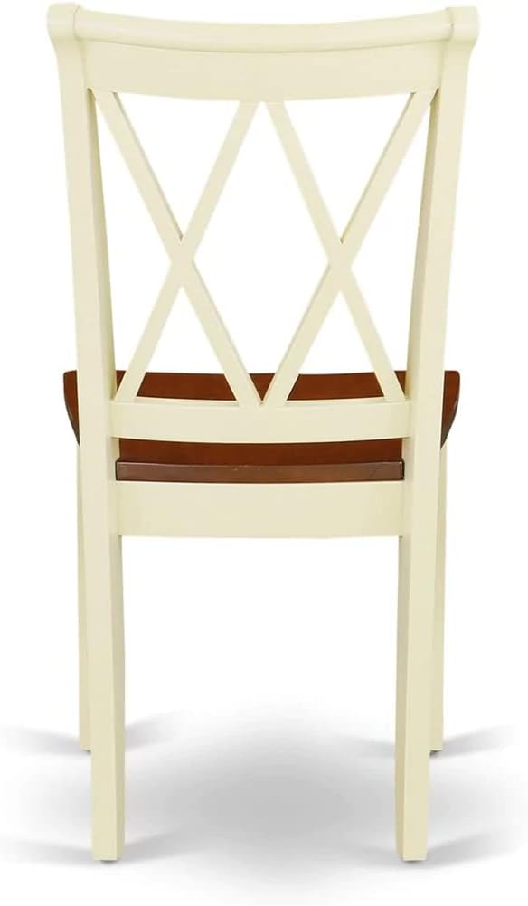 East West Furniture DOCL9-BMK-W 9 Piece Dining Table Set Includes a Rectangle - Image 11