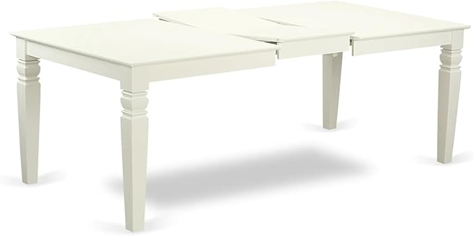 East West Furniture LGAS7-LWH-41 7 Piece Kitchen Table Set Contain A Modern - Image 4