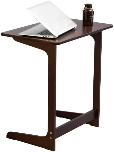 Forevich Tv Tray Table Bamboo Wood Laptop End Side Table by Forevich