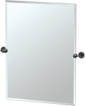 Gatco 4249MXS Latitude II, Frameless Rectangle Pivot Mirror, 31.5" H, Matte by Gatco