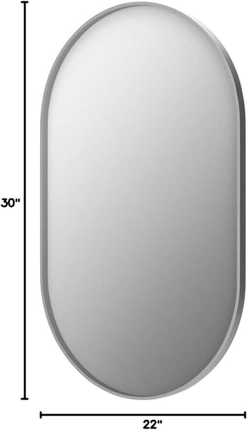 Suidia 22" x 30" Bathroom Mirror, Bathroom Vanity Mirror Metal Framed, - Image 8