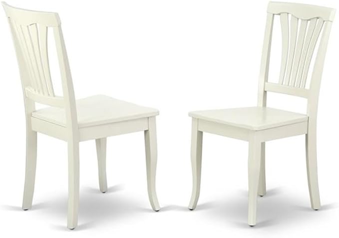 East West Furniture LGAV9-LWH-W 9 Piece Dining Room Furniture Set Includes a - Image 4