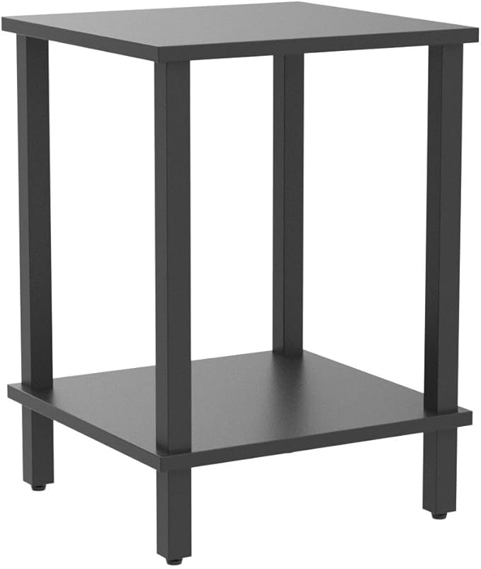 TUTOTAK End Table, Side Table, Nightstand, 2-Tier Storage Shelf, Sofa Table - Image 5