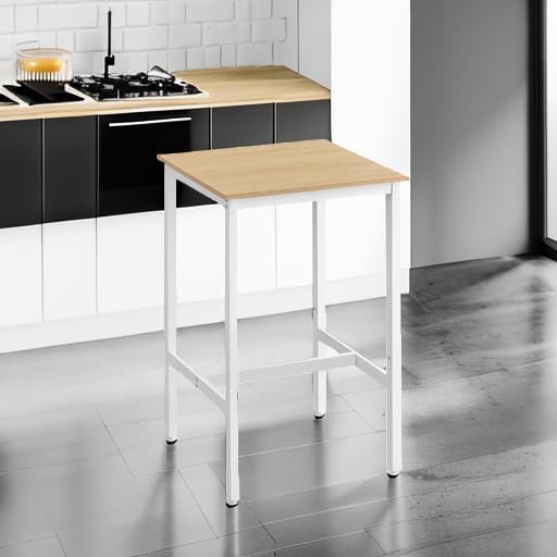 VASAGLE Bar Table, Small Kitchen Dining Table, High Top Pub Table, Height - Image 5