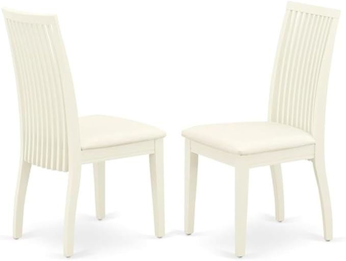 East West Furniture CAIP5-LWH-C 5 Piece Dinette Set - Image 6