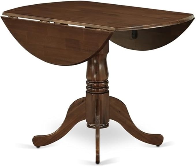 East West Furniture DLSI3-AWA-04 3 Piece Dining Set Contains a Round Kitchen - Image 9