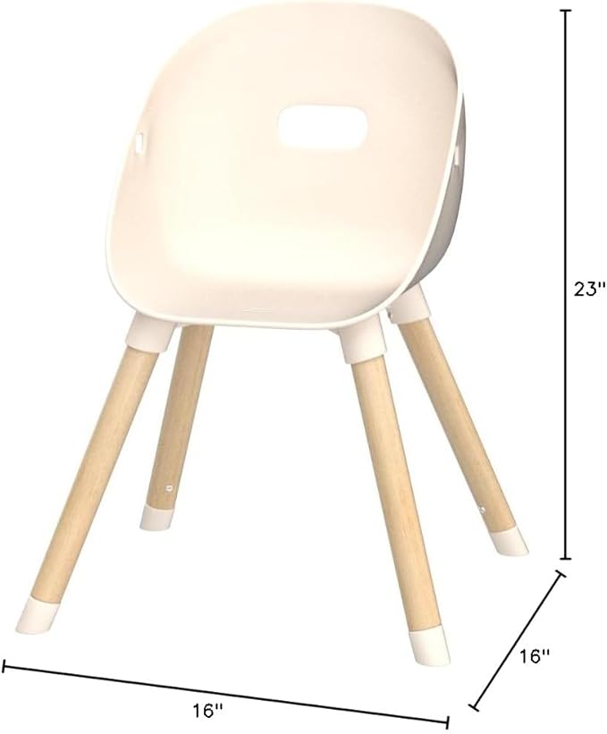 Lalo The Play Chair, Wooden and Non-Toxic Plastic Kids and Toddler Chair - Image 2