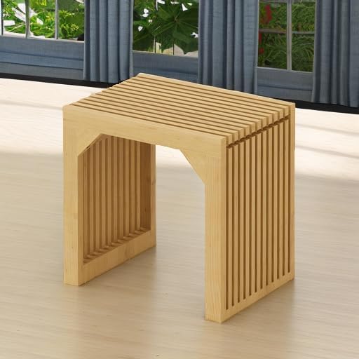 ROOMTEC 18" Dining Bench, Indoor Wood Bench - Image 5