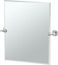 Gatco 4129SM Tavern Small Rectangle Mirror, Polished Nickel by Gatco