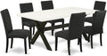East West Furniture X627DR124-7 7 Piece Dining Room Furniture Set Consist of a by EastWestFurniture